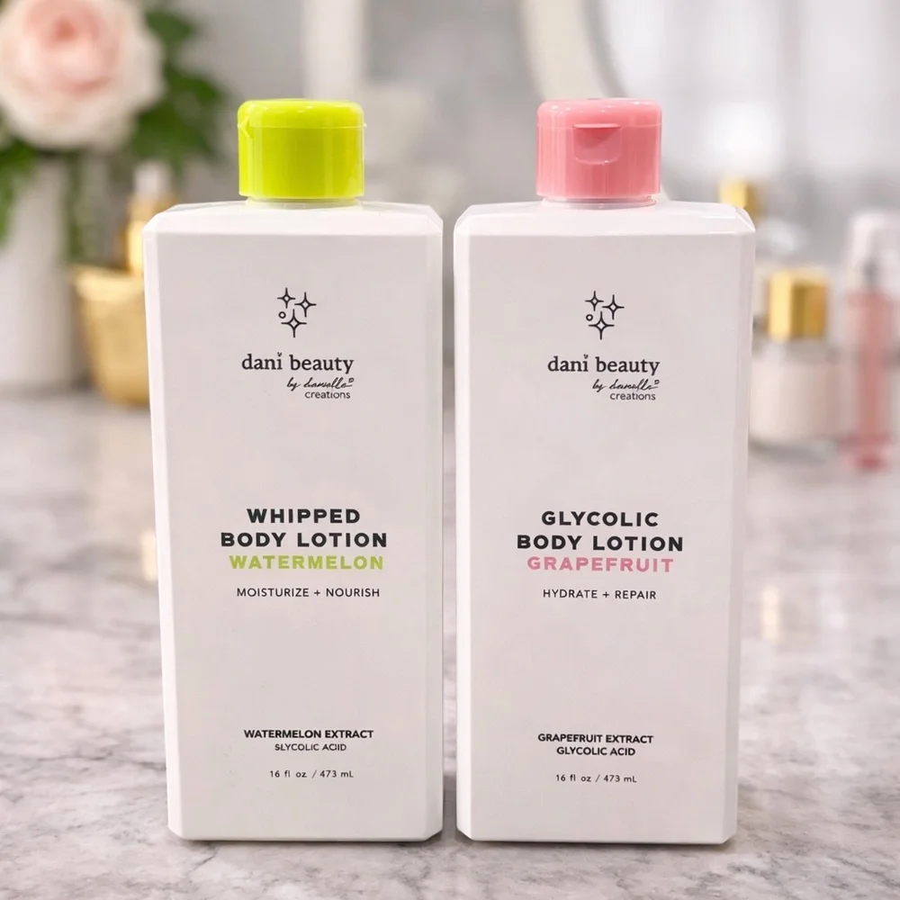 Dani Beauty Body Lotion 16 oz Glycolic Grapefruit or Watermelon Choose Scent New